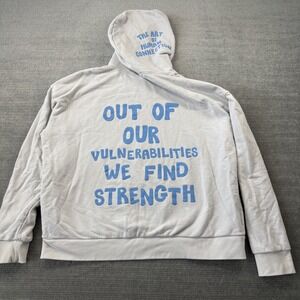 Mayfair the Label Hoodie Women One Size Gray Blue Human Connection Casual Lounge
